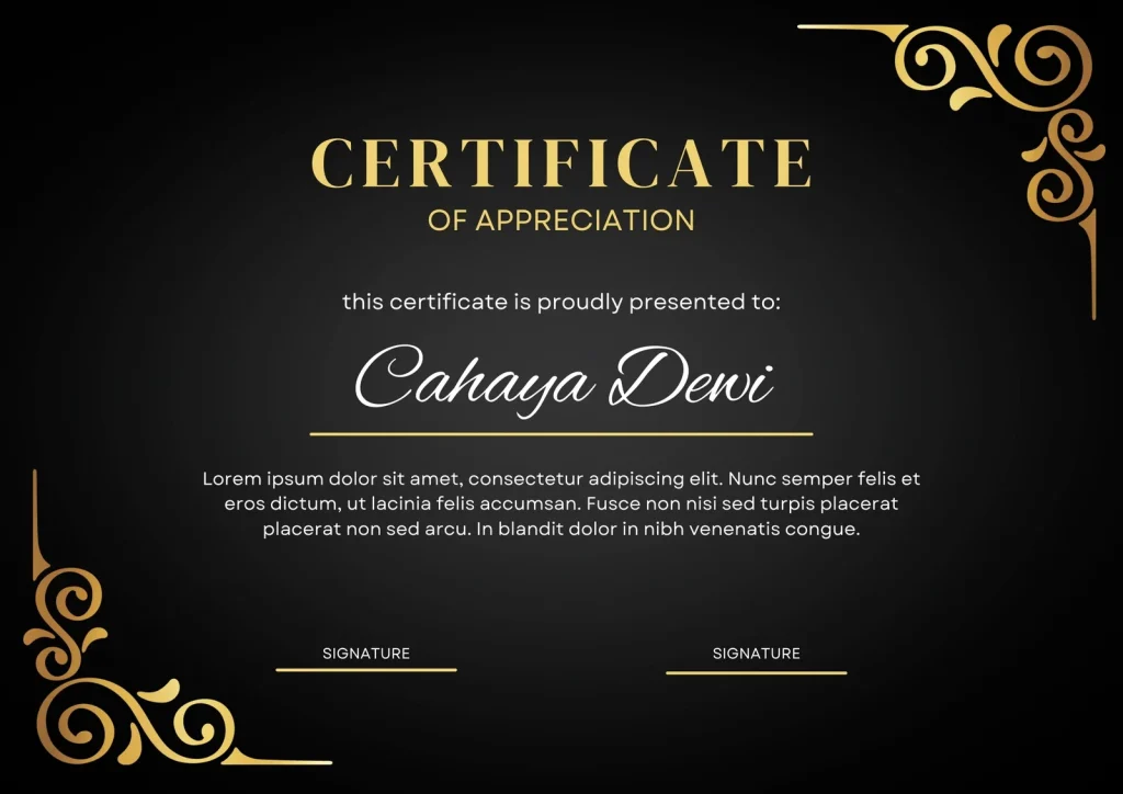 Certificate 4